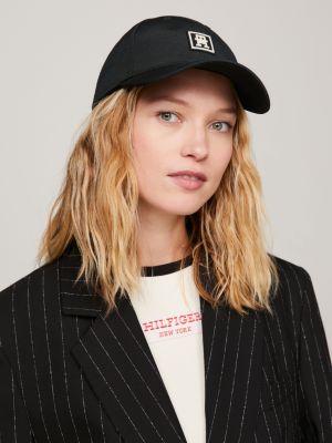 Sport TH Monogram Baseball Cap | Black | Tommy Hilfiger