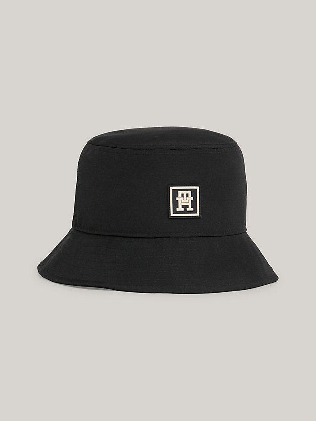 czarny kapelusz rybacki z kolekcji sport dla kobiety - tommy hilfiger