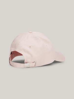 pink essential baseball-cap mit aufgestickter flag für damen - tommy hilfiger