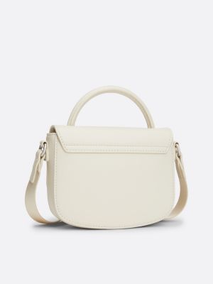 Logo Plaque Crossover Bag | Beige | Tommy Hilfiger