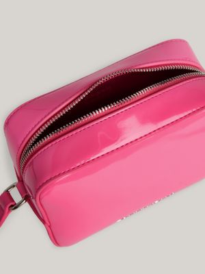 Essential Patent Small Camera Bag | Pink | Tommy Hilfiger