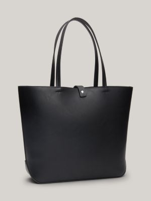 Leather look tote on sale bag