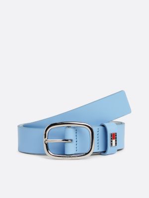 Women's Tommy Hilfiger jeans with braided belt Blue Cotton ref.295853 -  Joli Closet