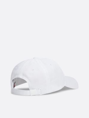 Flag Embroidery Baseball Cap | White | Tommy Hilfiger