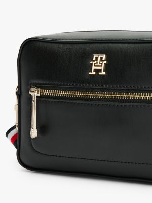 Iconic Signature Strap Camera Bag Black Tommy Hilfiger