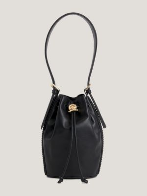 Saint Laurent Le Monogramme Drawstring-tie Leather Bucket Bag In