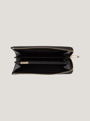 Tommy Hilfiger Millie Womens Leather Zip Around Wallet Green
