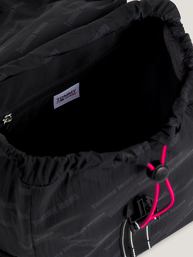 grey plecak z motywem logo dla kobiety - tommy jeans