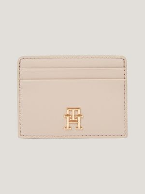 TH Monogram Iconic Credit Card Holder | BEIGE | Tommy Hilfiger