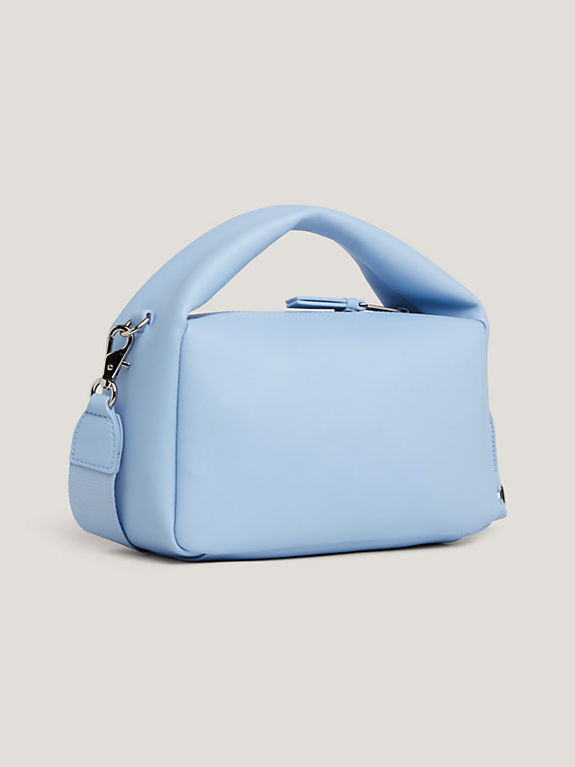 blue exclusive logo crossover bag for women tommy jeans