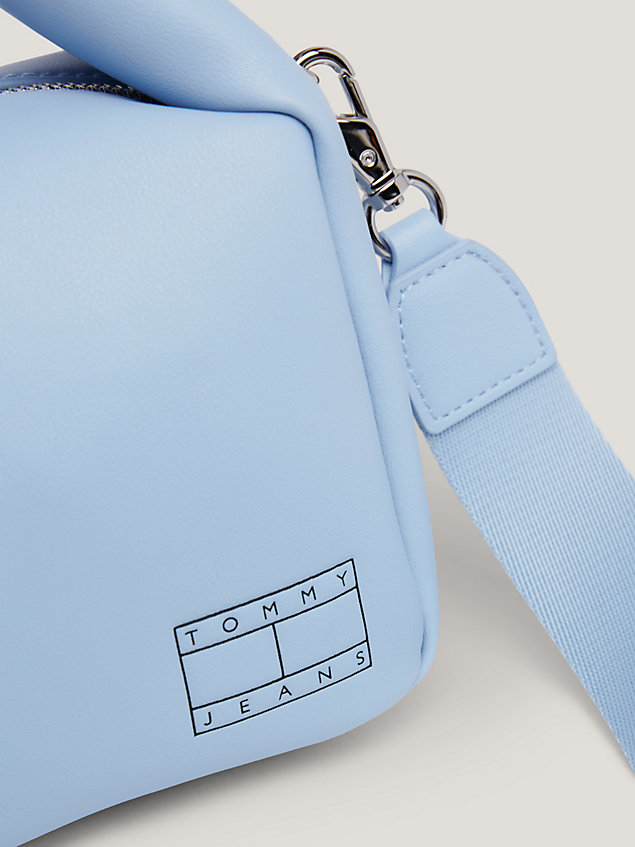 blue exclusive crossbody-tasche mit logo für damen - tommy jeans