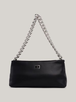 Small black purse on sale with chain strap