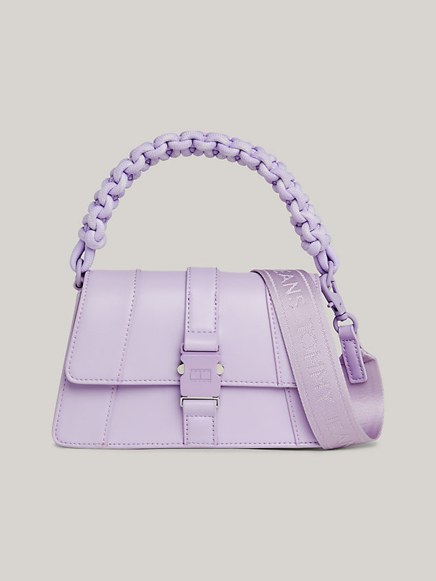 purple tommy jeans item small crossover bag for women tommy jeans