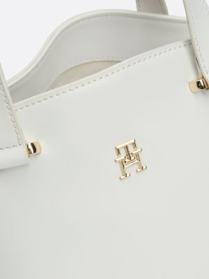 borsa tote th modern piccola bianco da donne tommy hilfiger