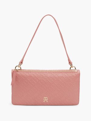 Small Patent Shoulder Bag Pink Tommy Hilfiger