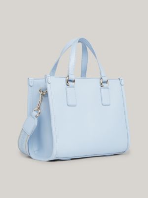 blue hilfiger monotype kleine tote-bag für damen - tommy hilfiger