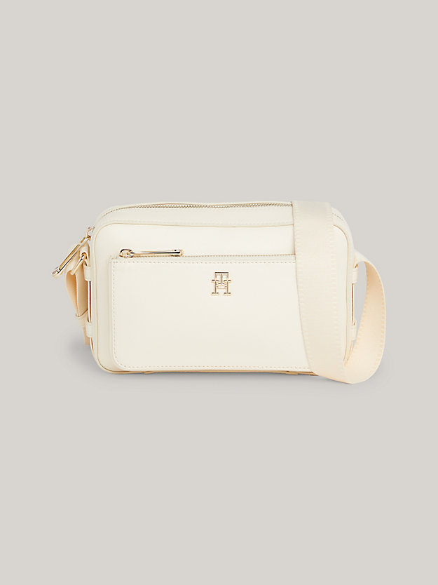 Iconic TH Monogram Small Camera Bag | Beige | Tommy Hilfiger