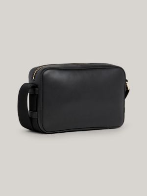 Iconic TH Monogram Small Camera Bag | Black | Tommy Hilfiger