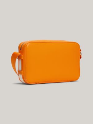 Iconic TH Monogram Small Camera Bag | Orange | Tommy Hilfiger