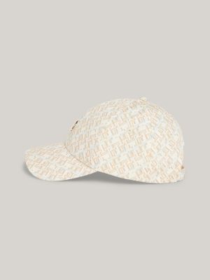 TH Monogram Print Baseball Cap | Beige | Tommy Hilfiger