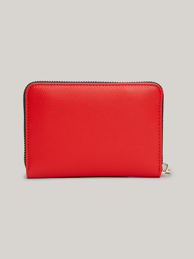 Essential Signature Small Wallet | Red | Tommy Hilfiger