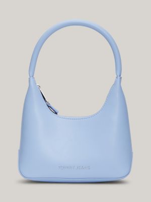 blue essential kleine schultertasche mit logo für damen - tommy jeans