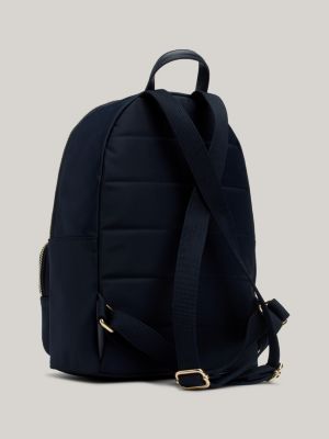 Signature TH Monogram Small Dome Backpack | Blue | Tommy Hilfiger