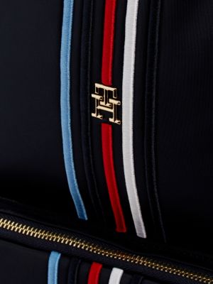 Signature TH Monogram Small Dome Backpack | Blue | Tommy Hilfiger