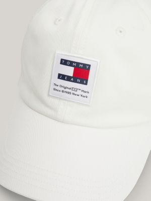 Tommy Jeans | Weiß Hilfiger Tommy | Logo Baseball-Cap mit Modern