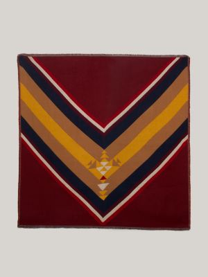 red tommy x pendleton wollmix-halstuch mit valley-streifen für damen - tommy hilfiger