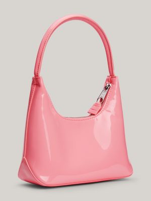 Patent best sale shoulder bag