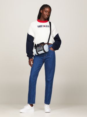 Heritage REPREVE® Barrel Bag mit Mesh-Fach | Blau | Tommy Hilfiger