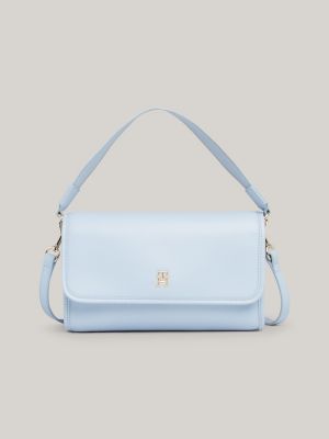 Hilfiger Monotype Flap Small Shoulder Bag, Blue