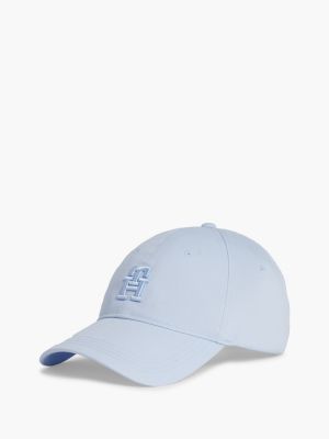 blue softe cap mit gleichfarbiger stickerei für damen - tommy hilfiger
