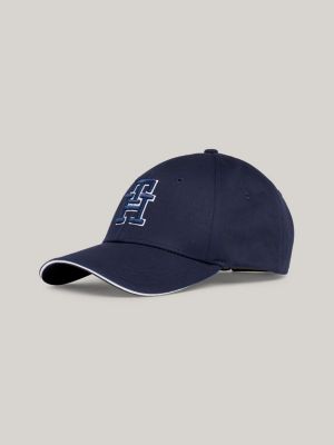 Prep TH Monogram Embroidery Baseball Cap | Blue | Tommy Hilfiger