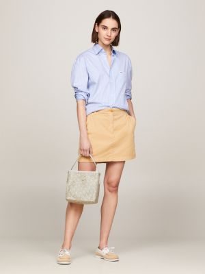 TH Monoplay Beuteltasche mit Boxy Shape | BEIGE | Tommy Hilfiger