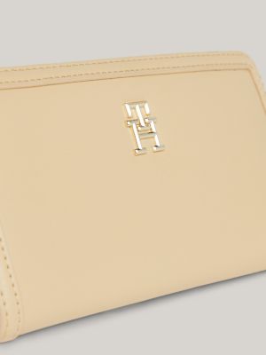 Hilfiger Monotype große flache Brieftasche | BEIGE | Tommy Hilfiger