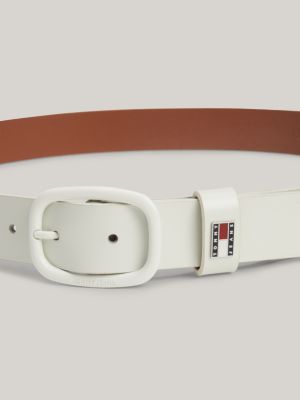 CEINTURE FEMME CASUAL EN CUIR À BOUCLE OVALE TOMMY HILFIGER