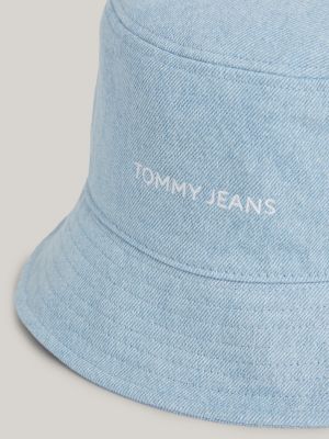 Logo Embroidery Denim Bucket Hat