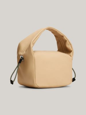 borsa con tracolla regolabile beige da donne tommy jeans