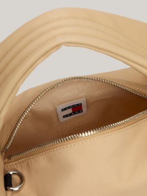 borsa con tracolla regolabile beige da donne tommy jeans