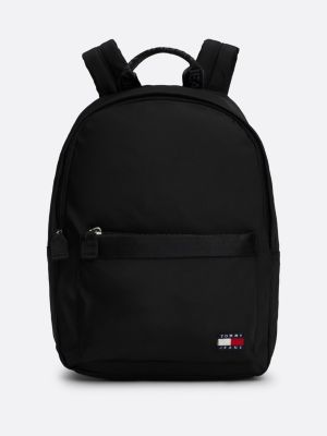 TH Monogram Flap Backpack Black Tommy Hilfiger