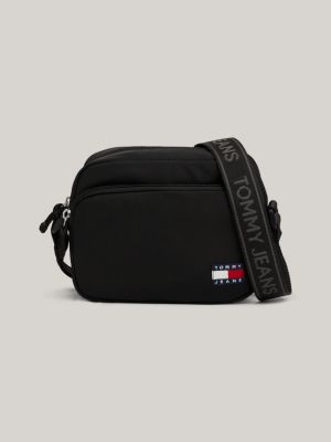 Grand sac bandouliere TH Soft Noir Tommy Hilfiger