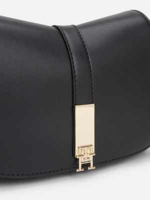 black heritage chain crossover bag for women tommy hilfiger