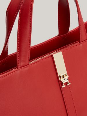 Heritage Satchel mit Monogramm-Emblem | RED | Tommy Hilfiger