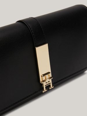 Heritage Trifold Flap Large Wallet | Black | Tommy Hilfiger