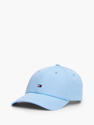 blue essential flag embroidery baseball cap for women tommy hilfiger