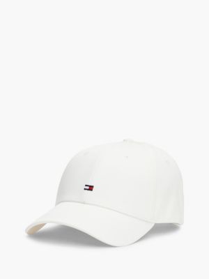 white essential flag embroidery baseball cap for women tommy hilfiger