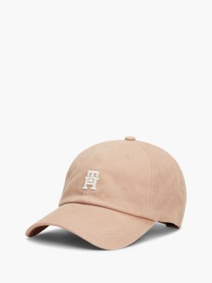 cappello da baseball in stile funzionale khaki da donne tommy hilfiger