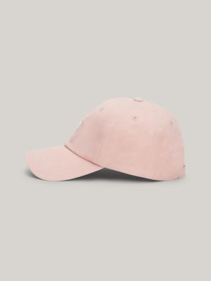 pink soft utility baseball cap for women tommy hilfiger